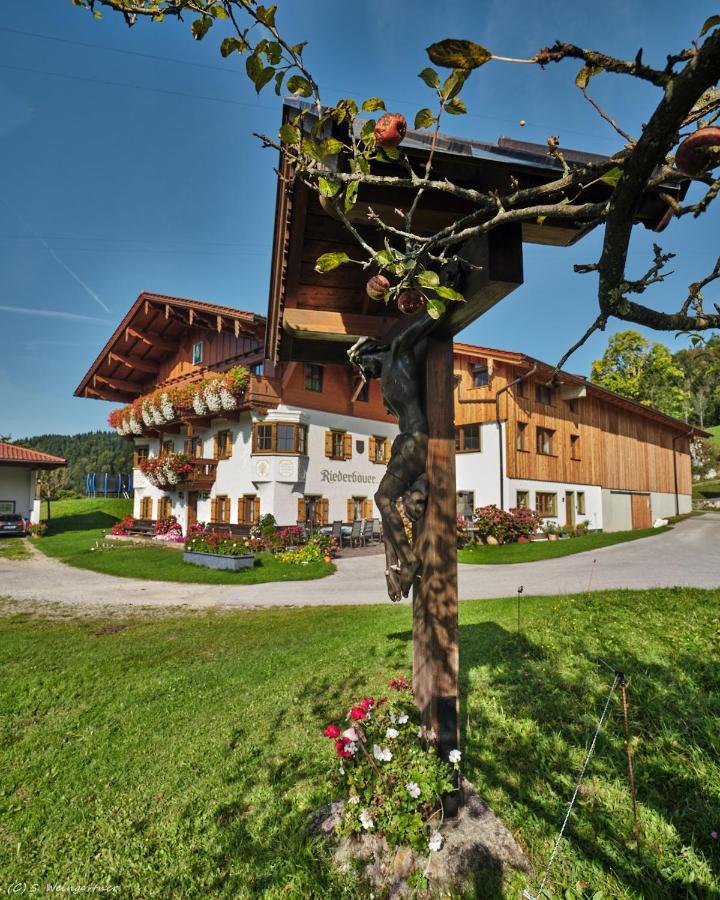 Biobauernhof Und Ferienhaus Riederbauer Rettenschöss Εξωτερικό φωτογραφία
